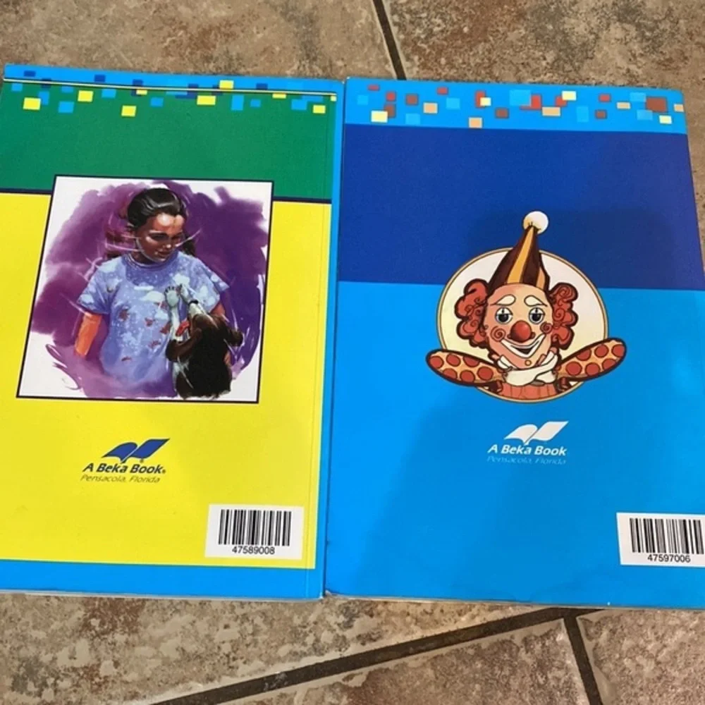 2 A Beka First Grade Reading Books Stepping Stones & Secrets and Surprises